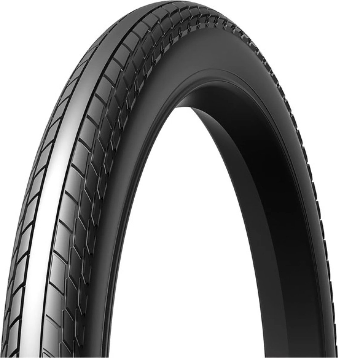 WOLFF Buitenband 20x1.75 - Zwart zonder reflectie - Geschikt voor vouwfietsen