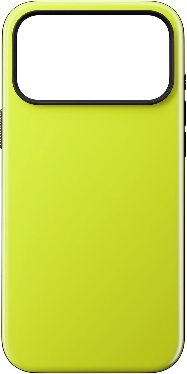 Nomad Modern Hoesje iPhone 17 Pro Max – Verhoogde Cameraring – Valbestendig tot 2,4m – Gemaakt van 50% Gerecycled Polycarbonaat - Yellow