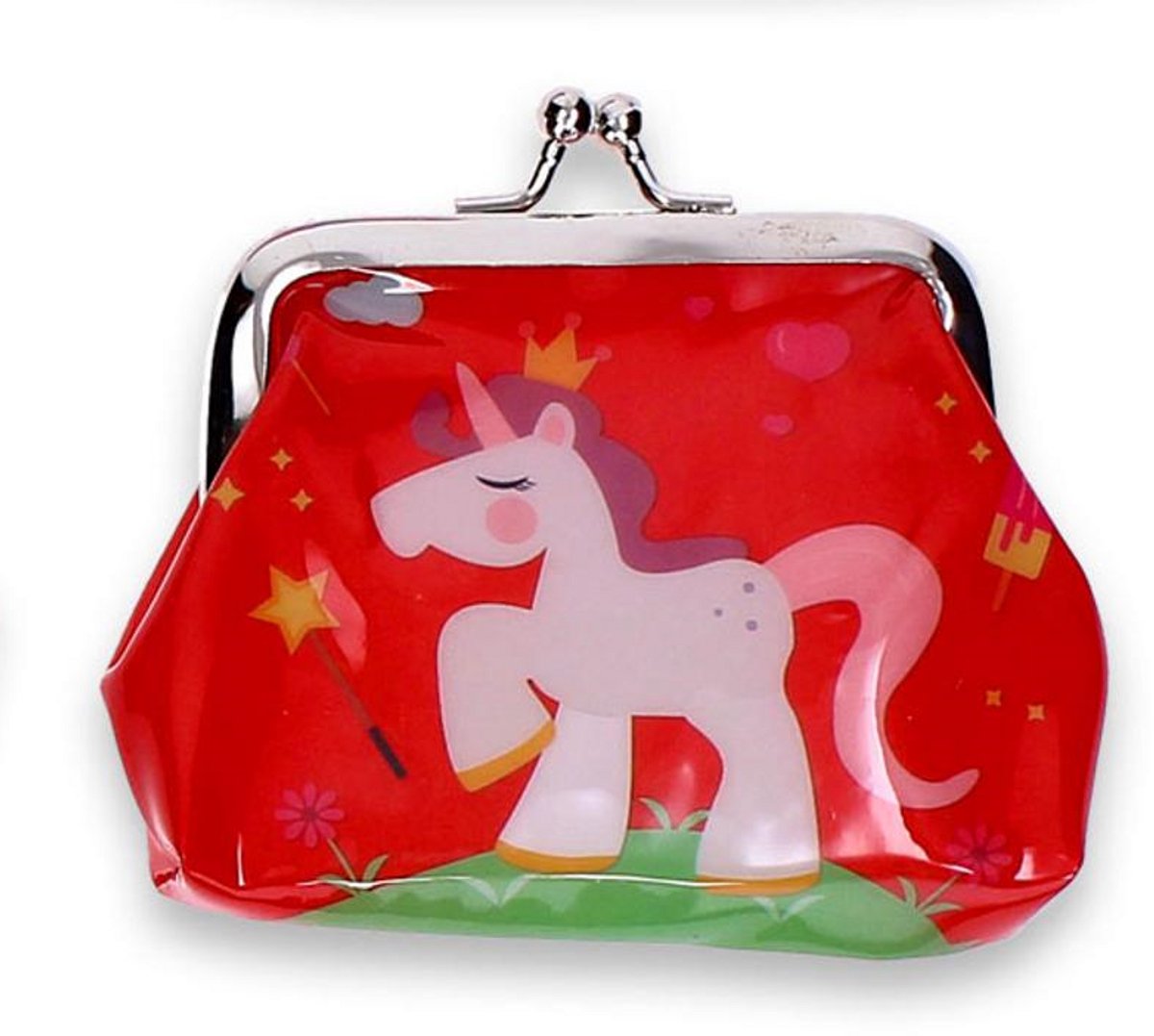 Eenhoorn Knipbeurs Portemonnee | Unicorn | Paars