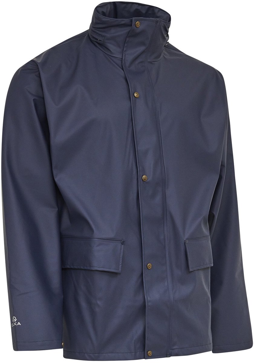 Elka Dry Zone PU Rain Jacket 026300 Blauw