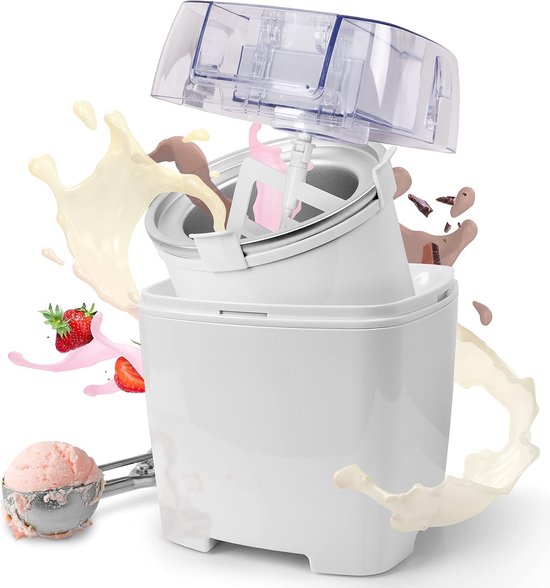 IJsmachine - IJsmaker - Softijs Machine Voor Thuis - 540 W - 1,5 L - Wit