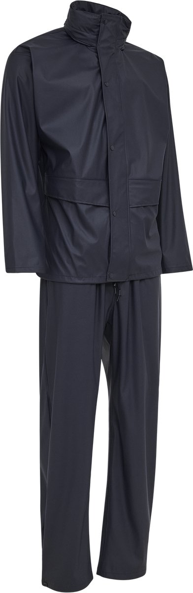 Elka Dry Zone Rain Jacket and Rain Pants PU Rain Set 0163124 - Navy - XL