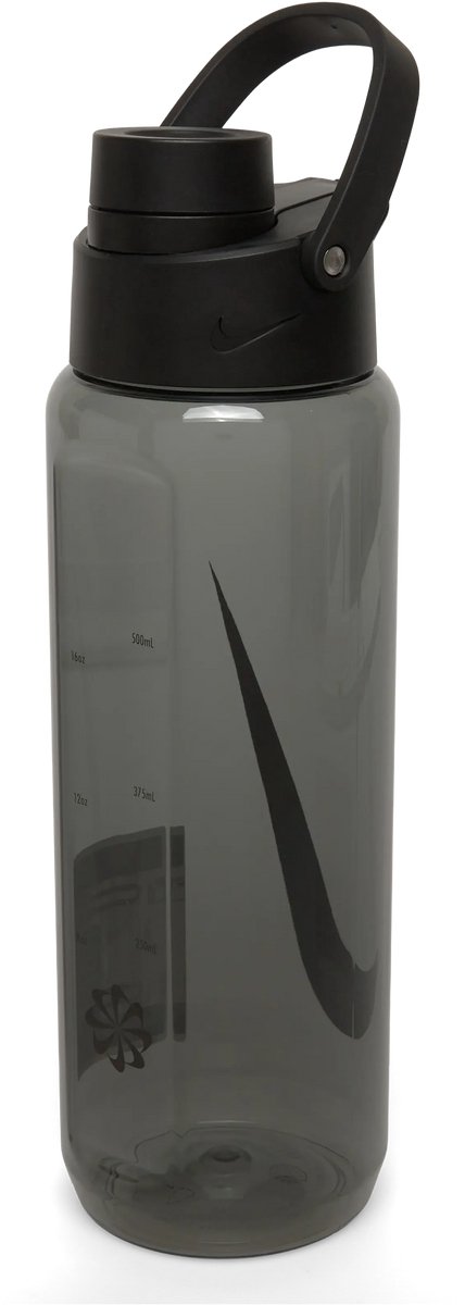 Nike Bidon Recharge Chug Transparant 0.7 Liter Zwart