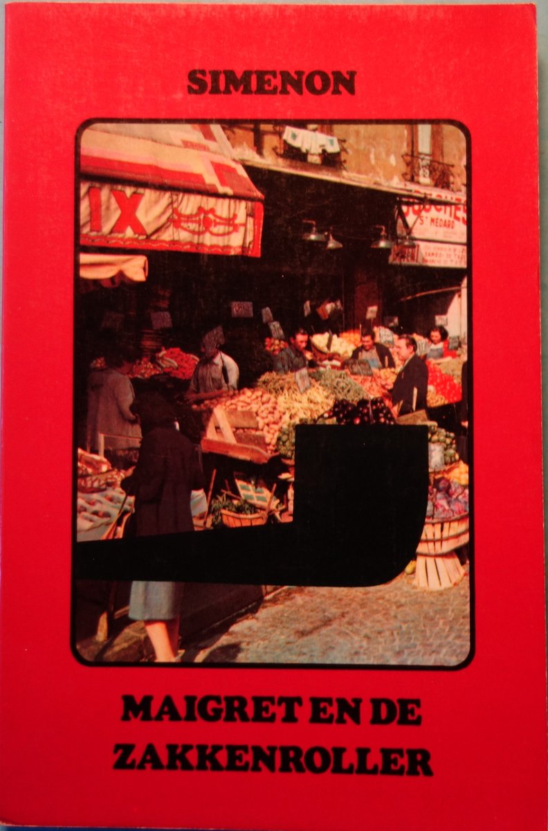 Omslag van Maigret en de zakkenroller zw.b.