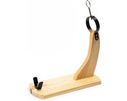 Ceruzo Hamhouder – Houten Hamstandaard met Metaal – Spaanse Ham 4–9 kg – 40x19x36 cm