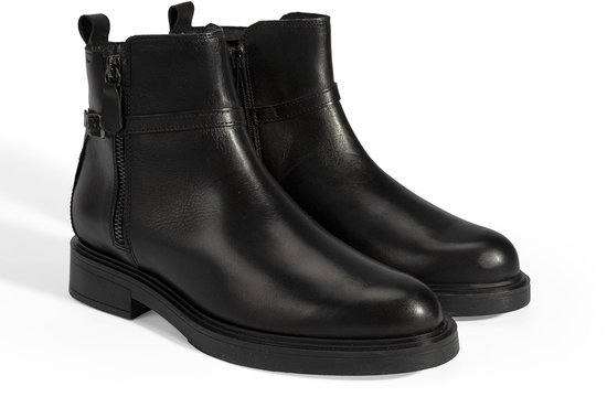 DESA Bottes Cuir Noir Femme Astuce de chaussure: rond Taille: 37 EU