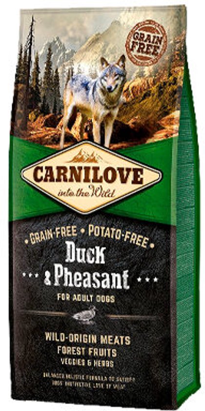 Hondenvoer CARNILOVE - Lam en Wildzwijn - Graanvrij, 1.5kg, Holistische Voeding