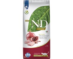 Farmina N&D Prime Neutered Kattenvoer - Chicken - 10 kg