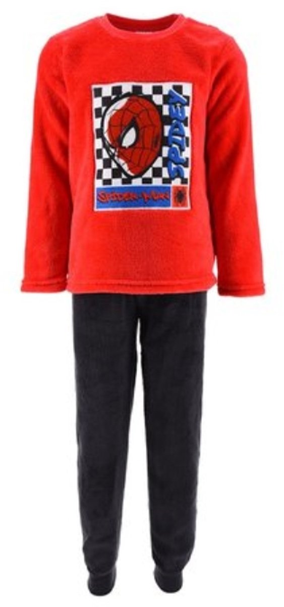 Spider-man Fleece Pyjama - Rood - Maat 110/116