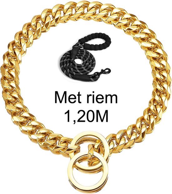 Ketting Gourmet Schakels Massief Goud - 50 cm | De Winkel van Lourdes