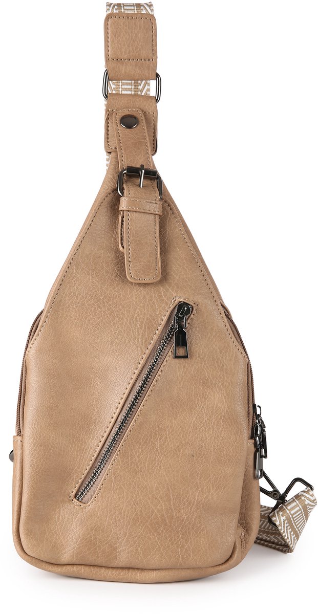 "Leren" Tas | Sunset Fashion | Cross body bag | Camel