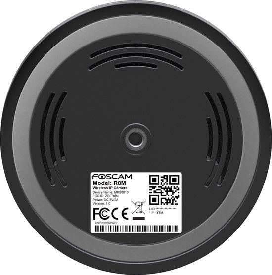 Foscam R8M Super HD, Dual Band, Wifi Camera Wit van Merkloos — afbeelding 3