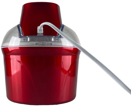Beper IJsmachine - IJsmaker - Ice Cream Maker - Sorbetmaker - 1,8L - Rood — afbeelding 3