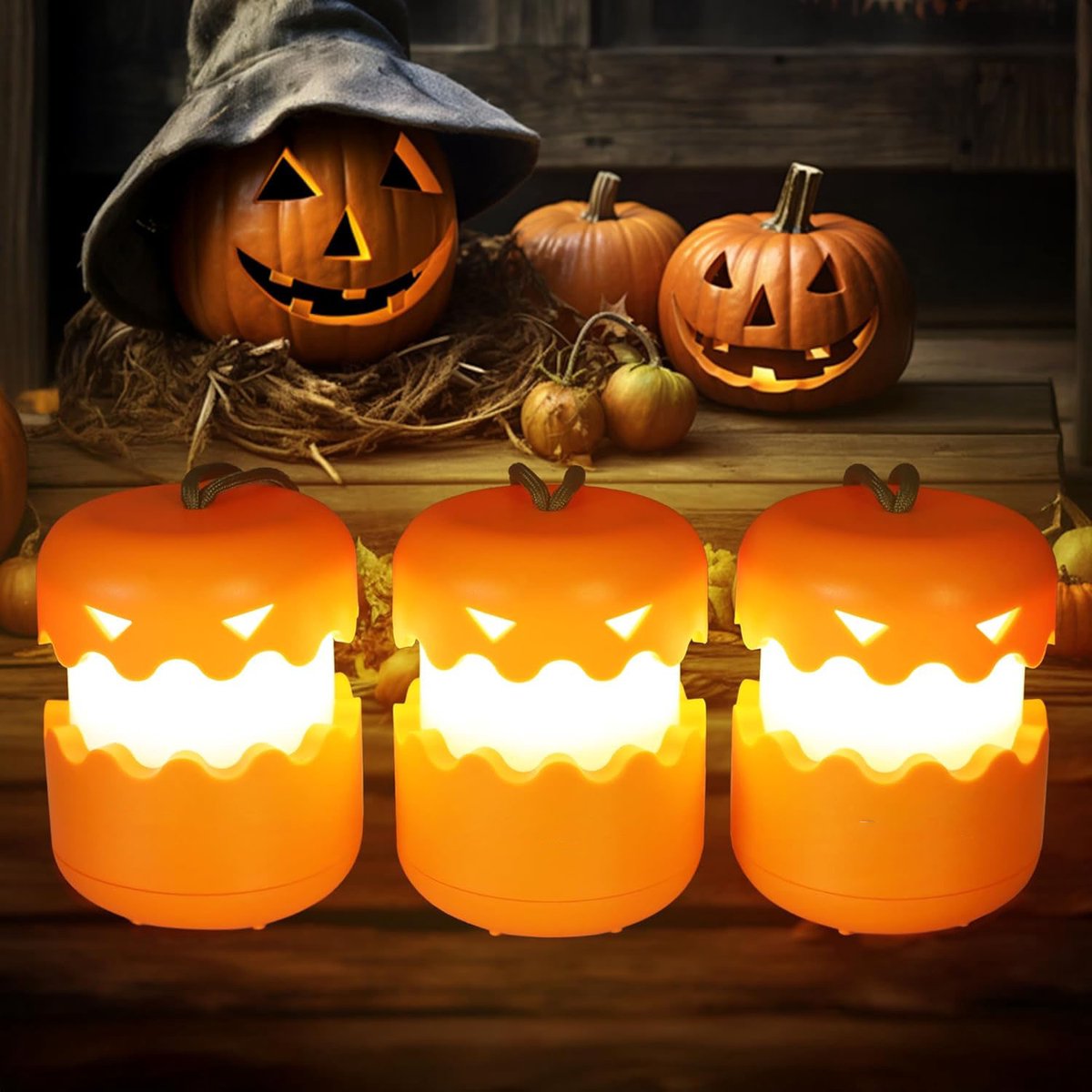 Halloween pompoenlantaarn, Halloween cadeau voor kinderen, Halloween decoratie buitenlamp,