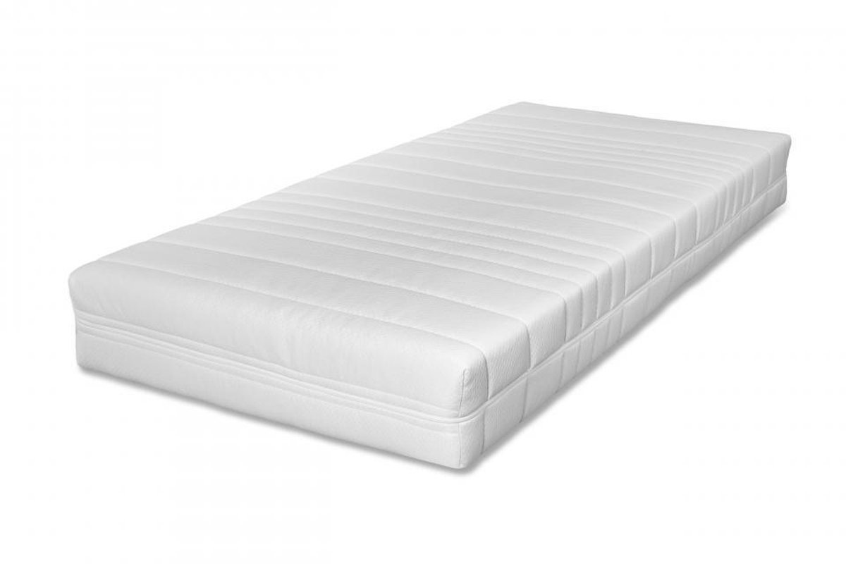 Matras - 140x200 - 15cm dik - 7 zones - Tweepersoonsmatras - Gemiddeld - 140x200x15 - Antiallergisch - Tencel - Koudschuim