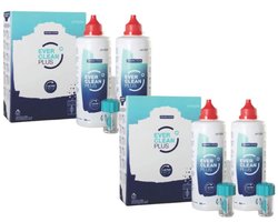 2x Ever Clean Plus voordeelpakket - 4x 350ml - Lenzenvloeistof