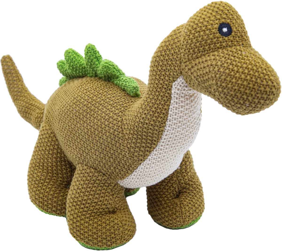 Cute since 1999 - Dinosauruspark - Dinosaurus speelgoed - Groene brachiosaurus - Katoen Knuffel - 34 cm