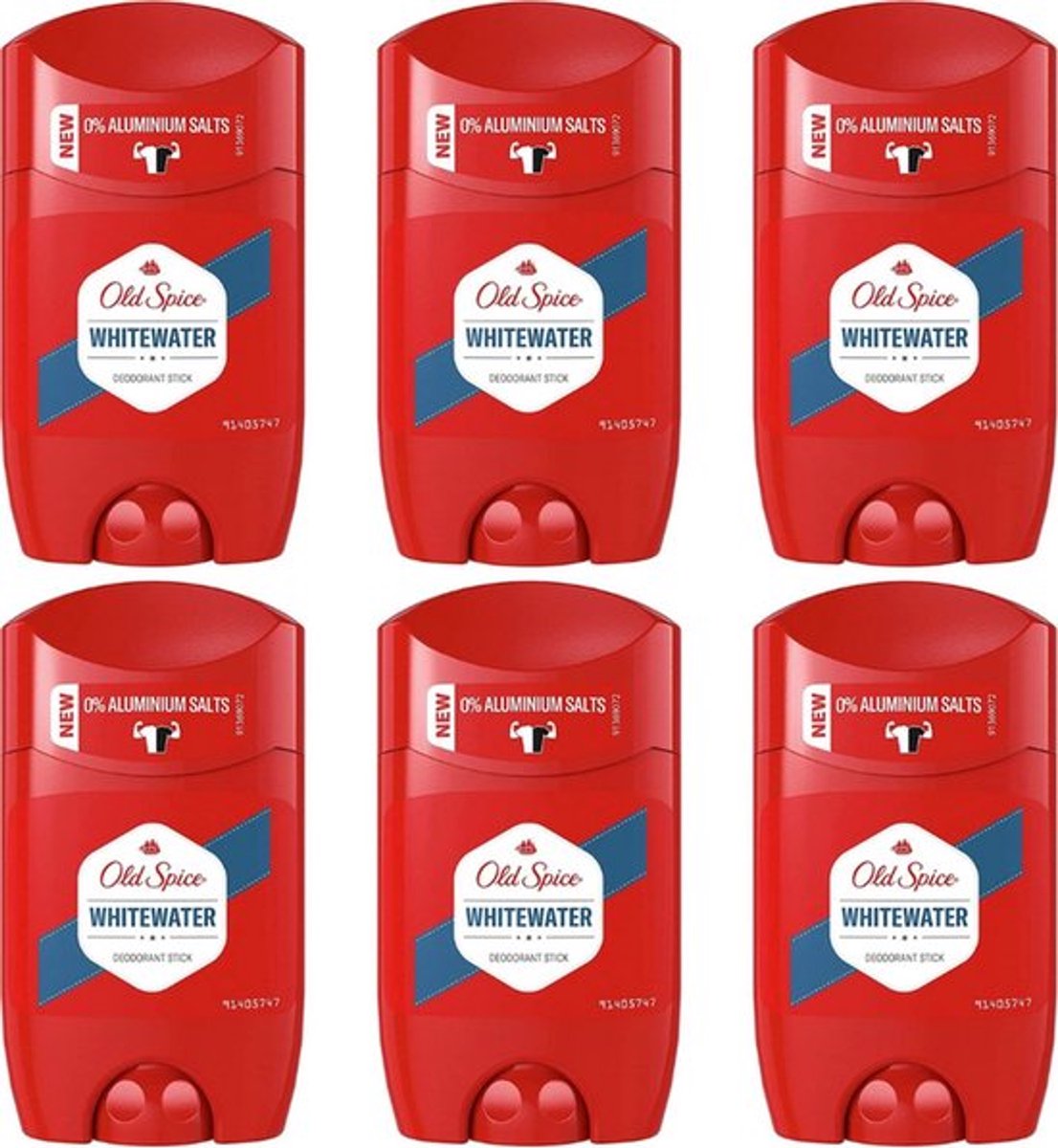 Old Spice Whitewater Stick - Voordeelverpakking 6x50ml - Deodorant