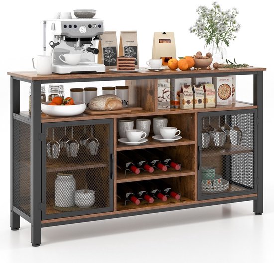 190 Cm Keukenkast Hoge Kast Met Deuren Planken Veiligheid En Kantelbeveiliging Dressoir Multifunctionele Kast 190 Cm Keukenkast Hoge Kast Met Deuren Planken Veiligheid En Kantelbeveiliging Dressoir Multifunctionele Kast