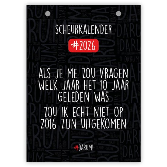 Darum Scheurkalender - 2026
