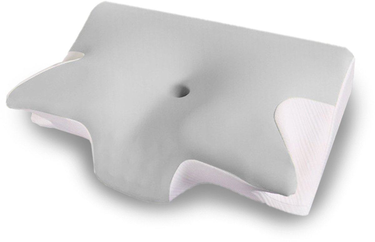 Gloovon® - Anti Snurk Kussen - Hoofdkussen Nekklachten - Ergonomisch Kussen - Voor iedere slaaphouding - 64 x 43 cm - Hoofdkussen - Verkoelend - Slaapkussen