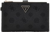 GUESS porte-monnaie Cresidia II SLG Double Zip Organizer Black noir