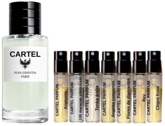 Pura Essentia 50 ML EDP Cartel Paris & 7x Cartel Paris EDP 2ML