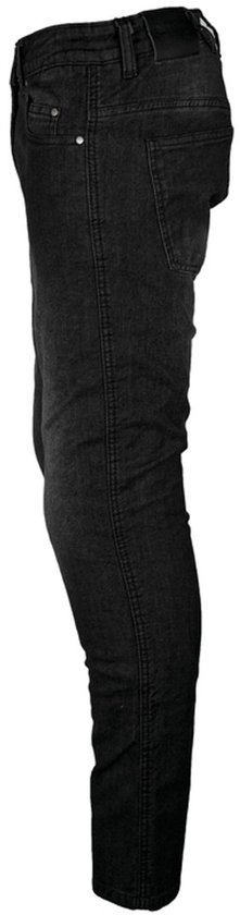 Broek Rattle gms Rattle Slim Zwarte Motorjeans - Maat 34/30 - Broek | bol