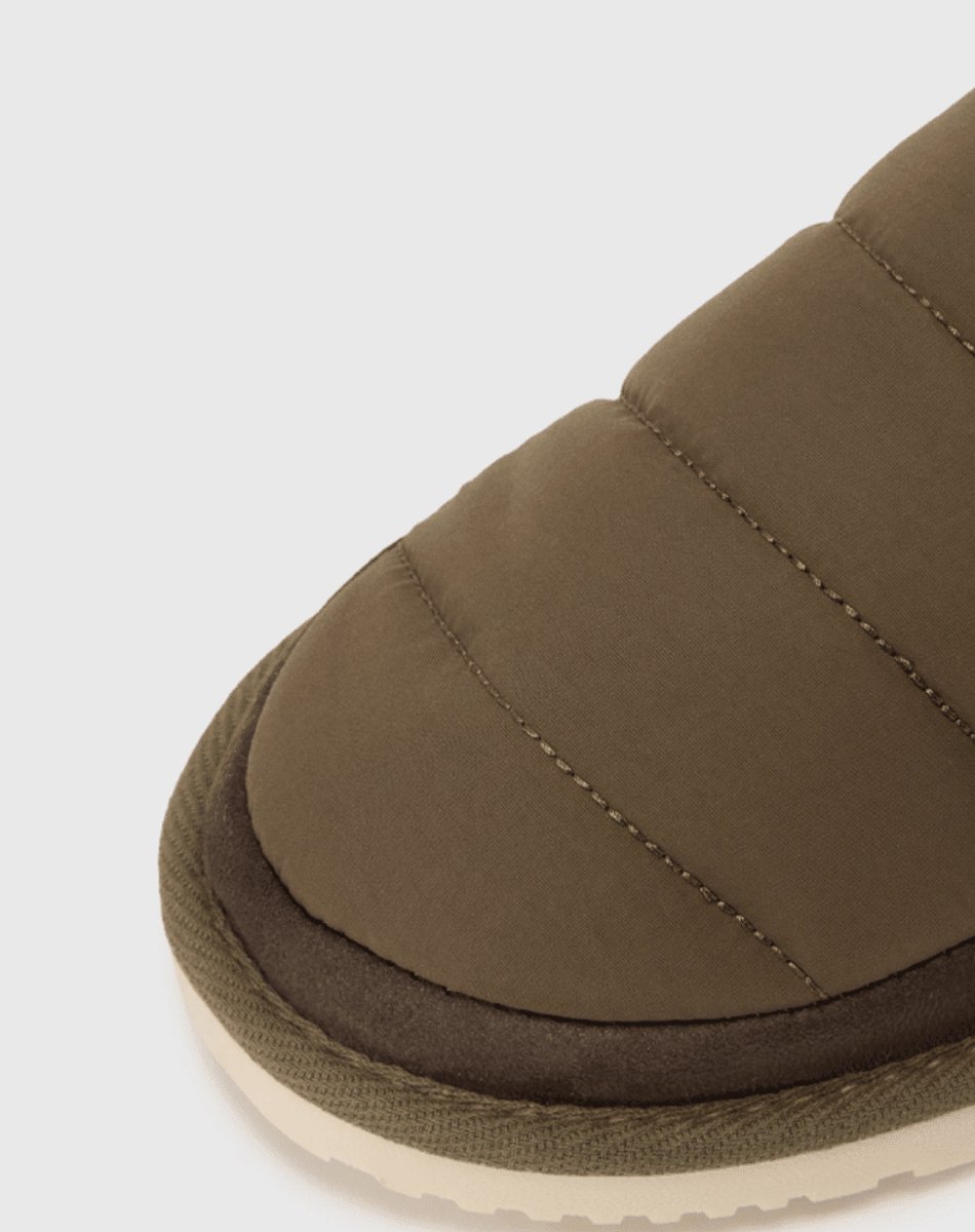 JACK&JONES JFWPUFF MULE SLIPPER PB Heren Sandalen Olijf