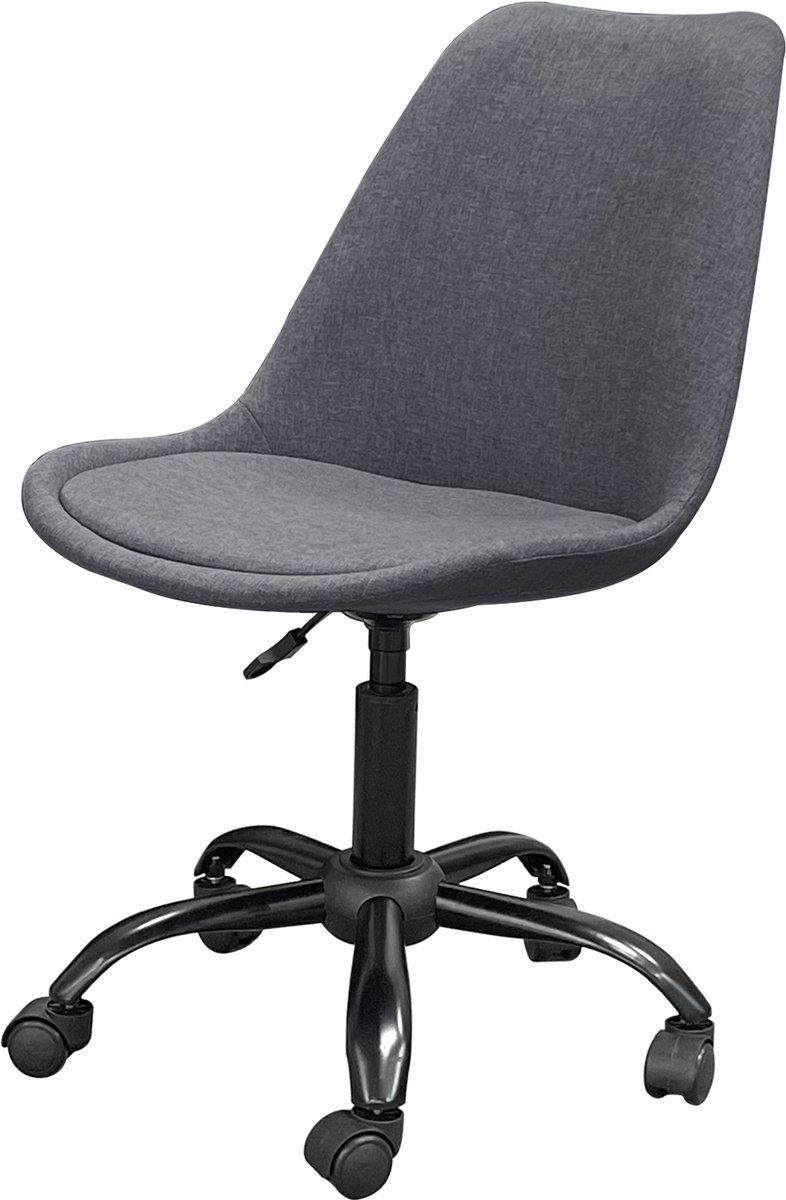 VDD - Bureaustoel - Stoel - Bureaustoelen voor volwassenen - Bureau Stoel - Bureaustoel wieltjes - Bureaustoel grijs - Kuipstoel - Kuipstoelen - Kuipstoel grijs - VDD - €42,95