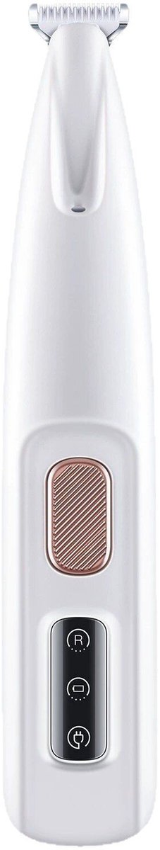 Hondenpoottrimmer - Micro-precisietrimmer voor huisdieren - Elektrische hondenpoottrimmer voor ogen, oren, gezicht en heupen - Wit
