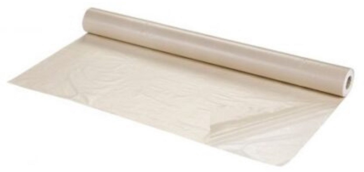 PE folie T200 50% bouwfolie 6 m breed – rol 50 meter