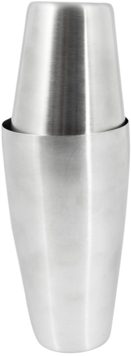 Point-Virgule Boston shaker uit geborsteld rvs 700ml