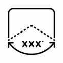 Monitor met een gebogen weergave en een instelbare kijkhoek van 'xxx' graden.