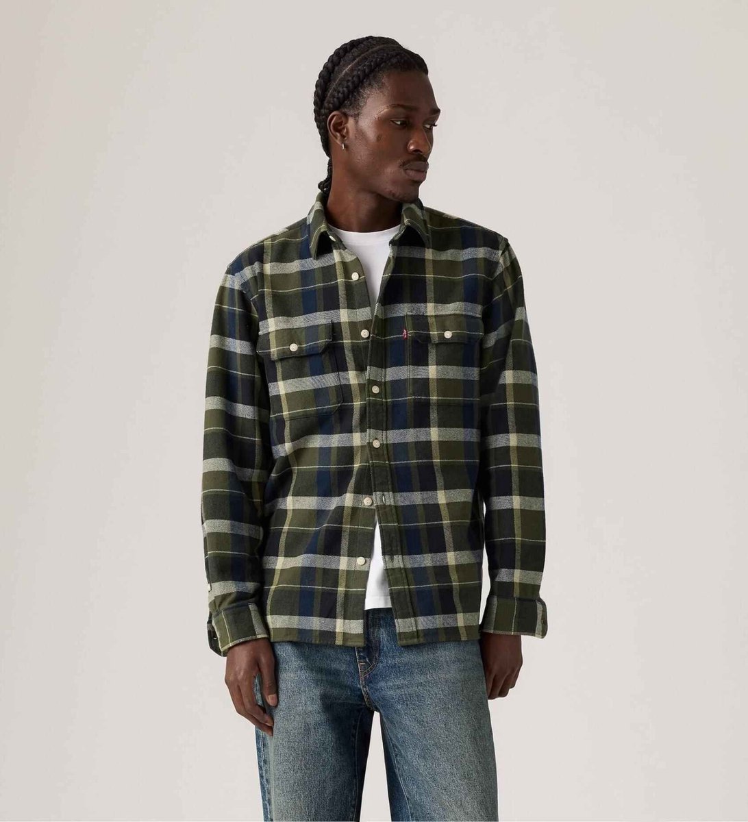 Levi’s Jackson arbeidersoverhemd Groen