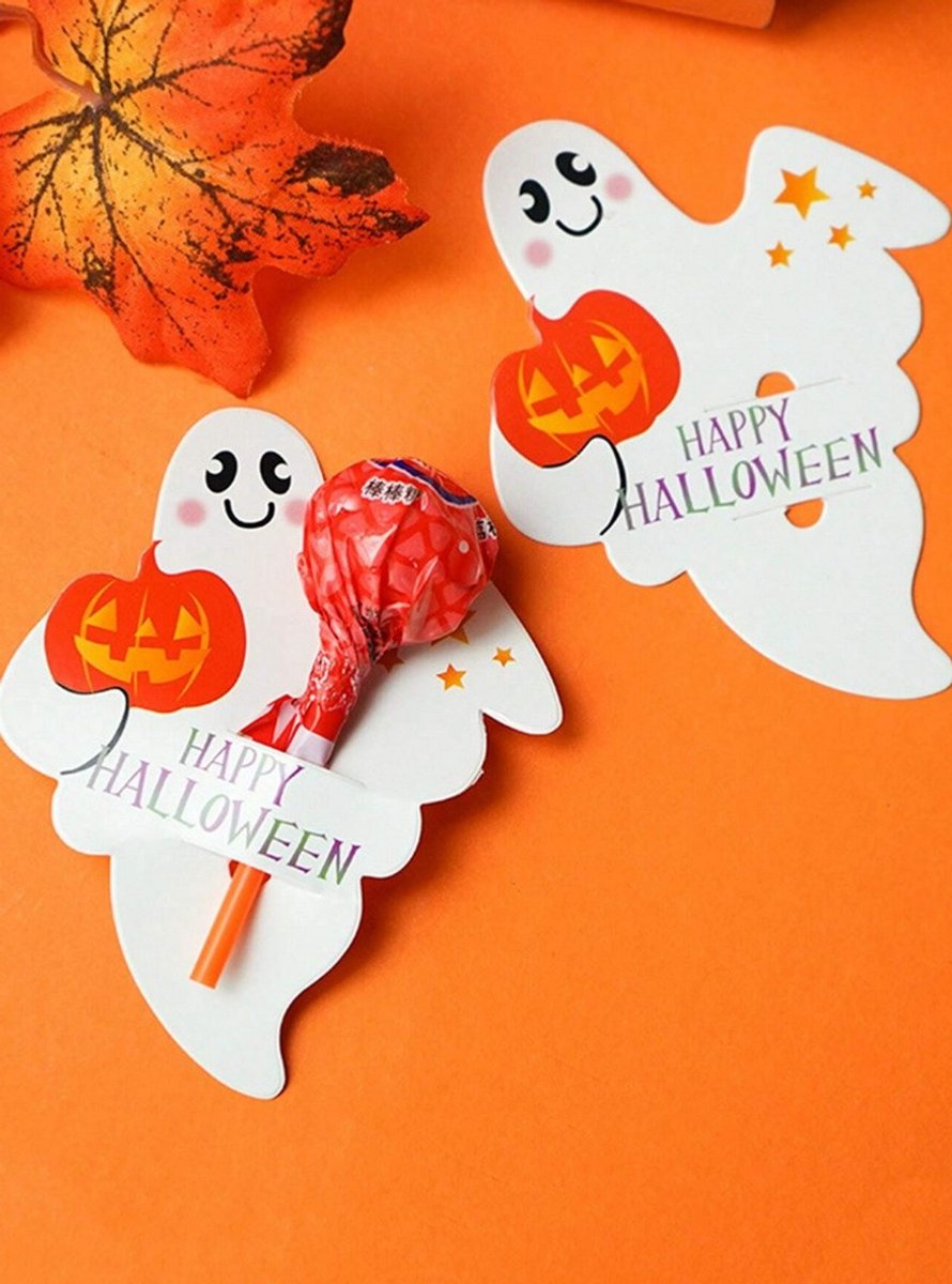 50 stuks lolly decoraties spookje Halloween