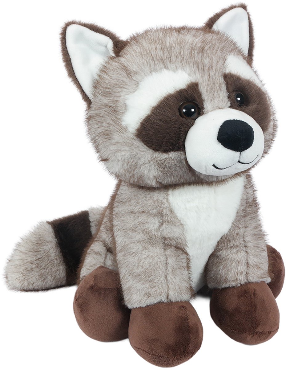 PIA Soft Toys - Pluche Wasbeer Knuffel - 32 cm