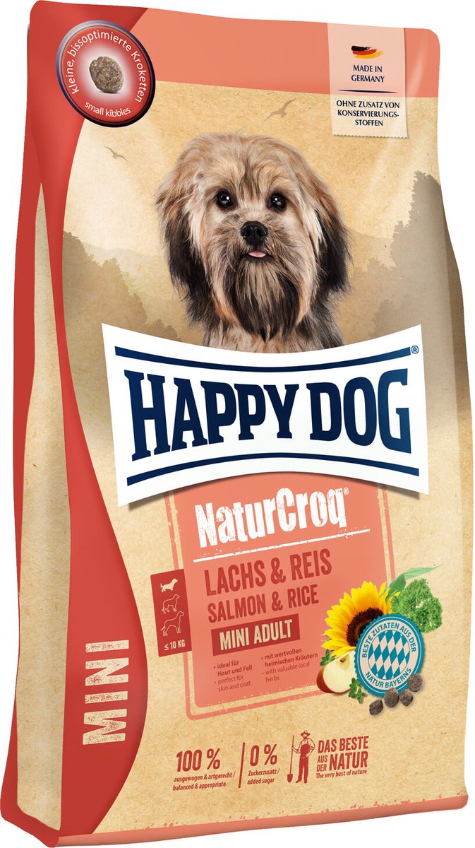 Happy Dog Happy Dog NaturCroq Mini Zalm & Rijst 4 kg