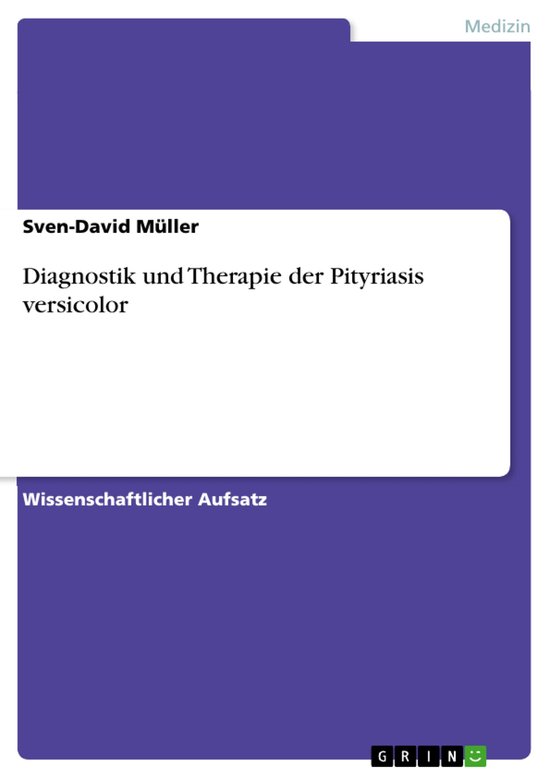 Diagnostik und Therapie der Pityriasis versicolor - cover