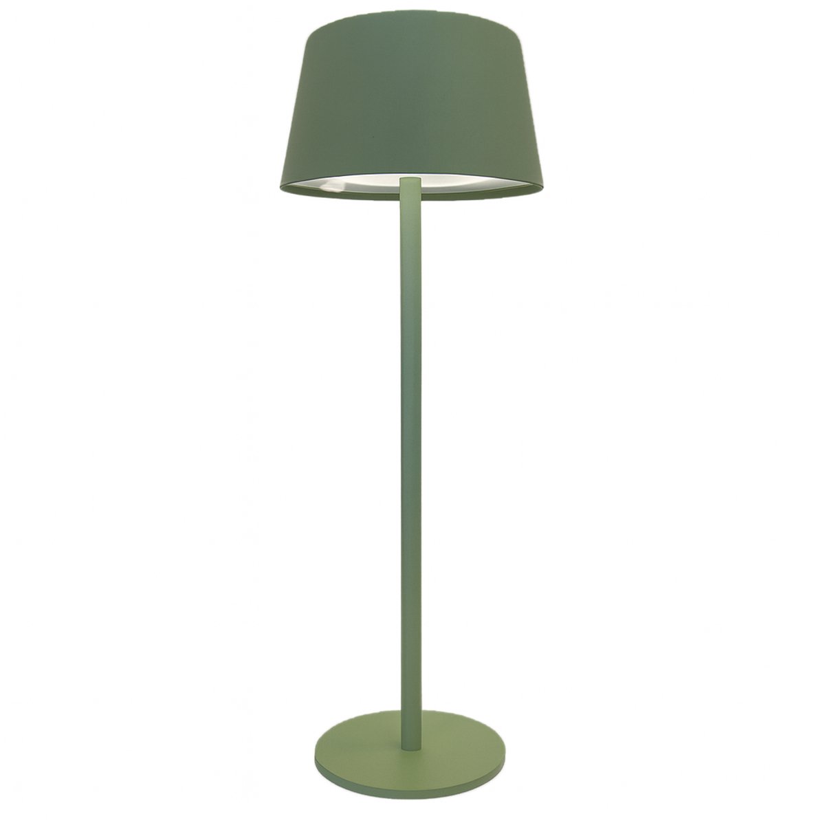OMNIEXA Tafellamp – Olive Green – Draadloos & Dimmen via Touch – 3 Lichtstanden – Design Aluminium