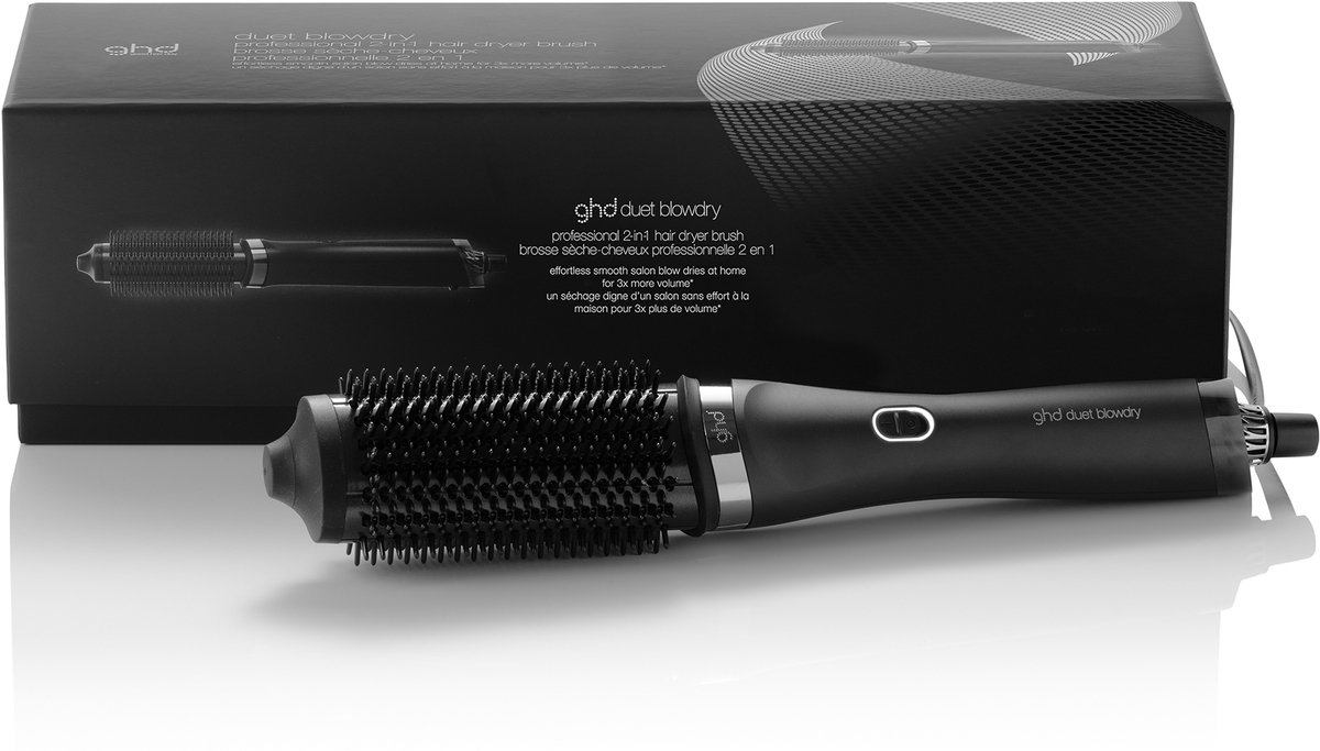 ghd - Duet Blowdry - 2-in-1 Föhnborstel - Zwart