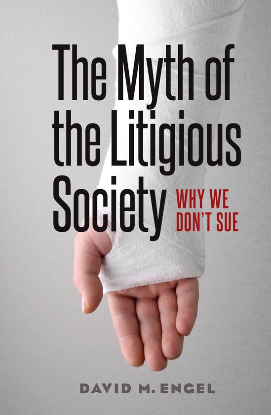 The Myth of the Litigious Society - cover