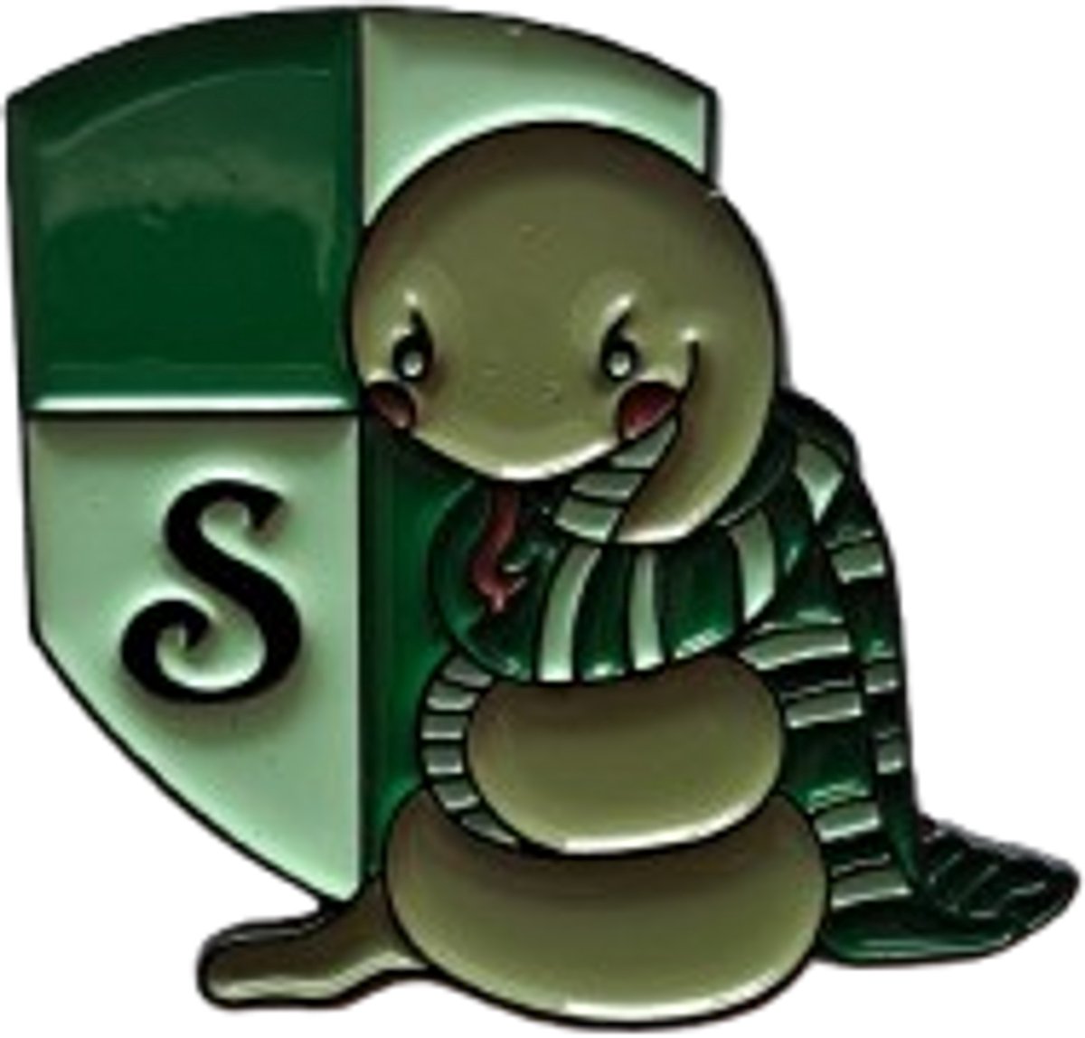 Pin Broche - Harry potter schild Slytherin - Kledingspeld - slang - Speldje voor rugzak of kleding - Kleine cadeautjes - enamel pin - Grappige badge - 1 stuk