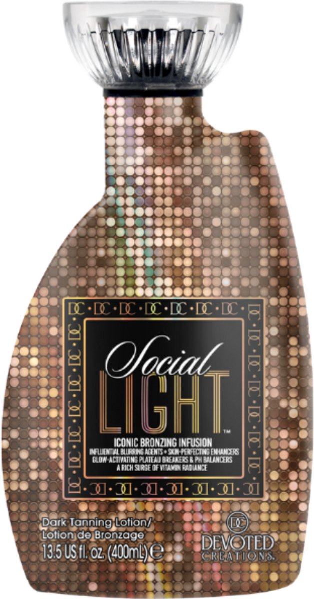 Devoted Creation - Social Light - Zonnebankcrème - 400ml