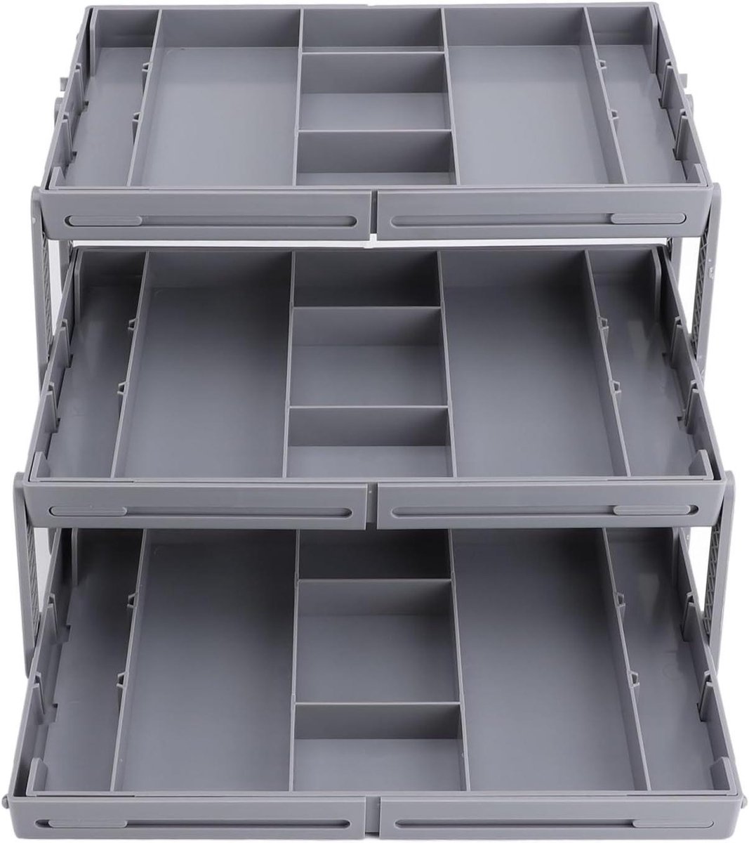 Allecto plus - Lade-organizer Uitbreidbaar voor Keuken en Badkamer (3 lagen)