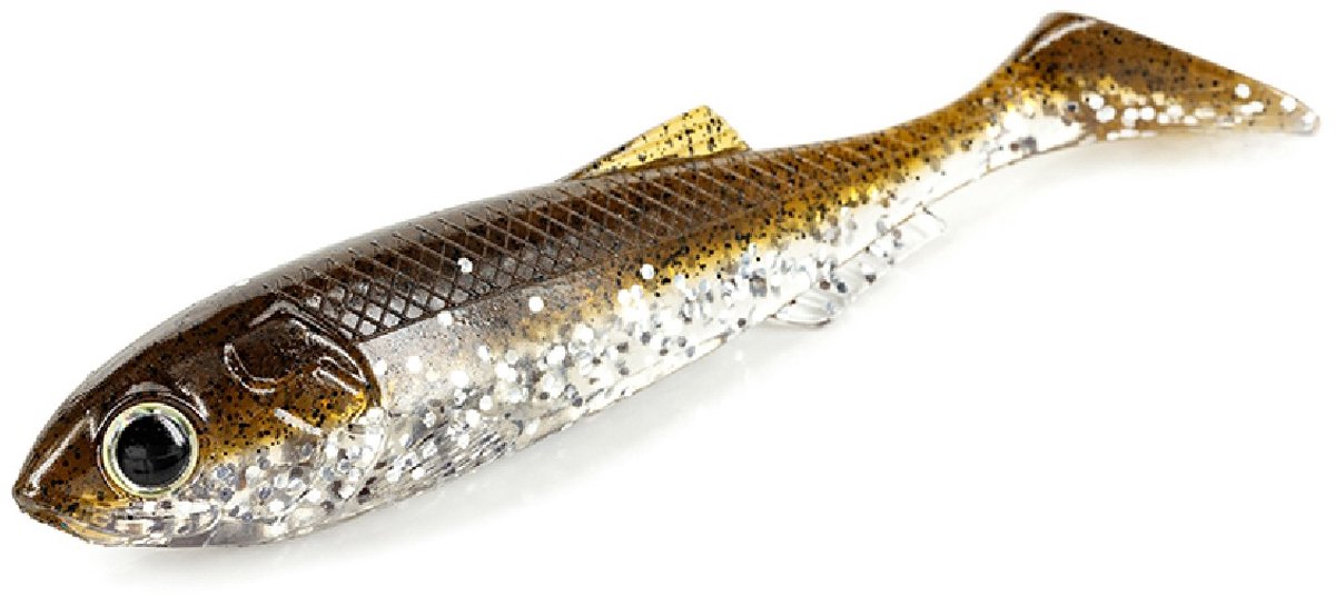 Molix RT Shad 9\ 23 cm UV Brown Back Silver Flake