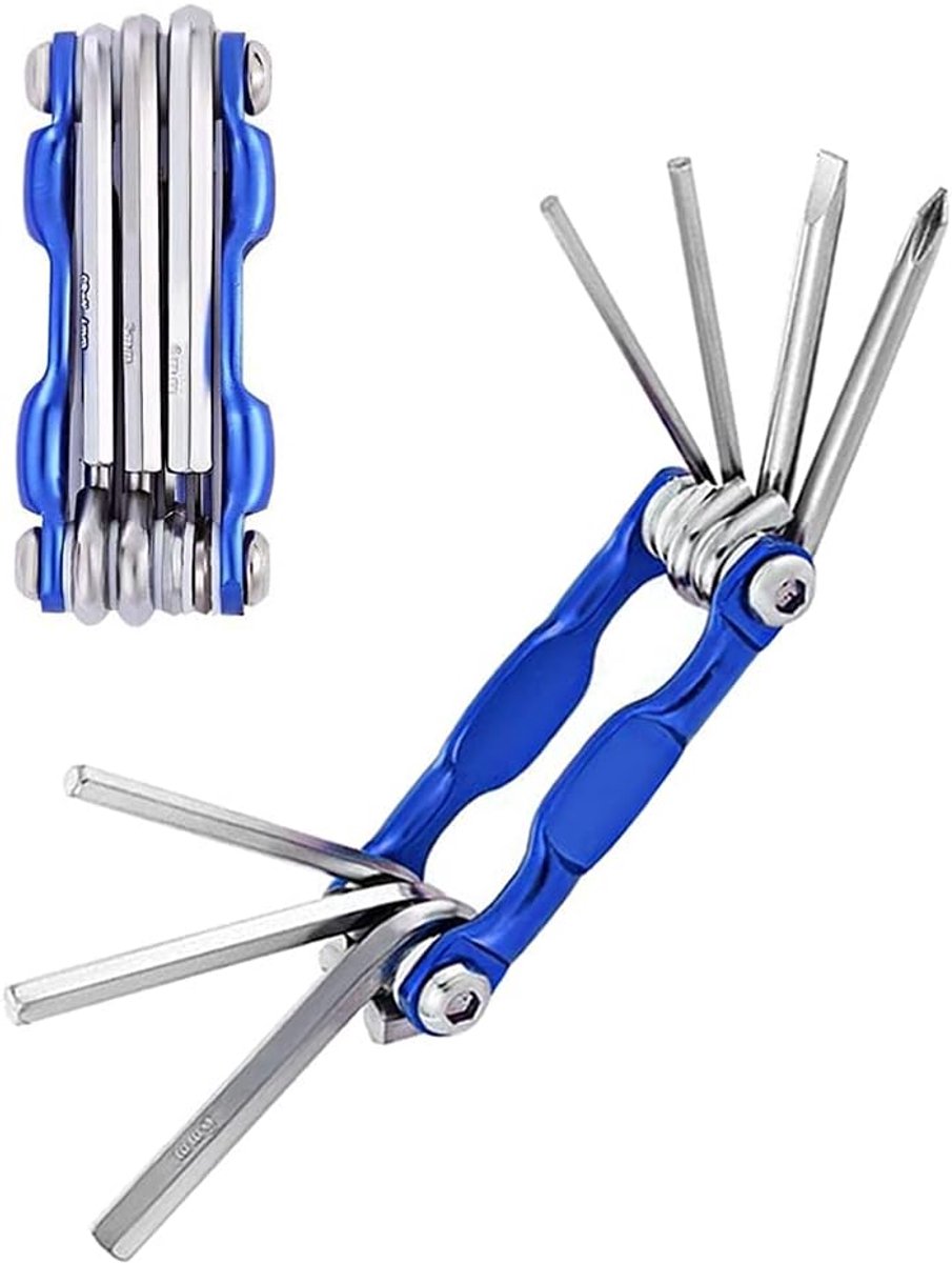 Multifunctionele Fiets Reparatie Tool - 7-in-1 Mini Tool Kit voor Onderhoud