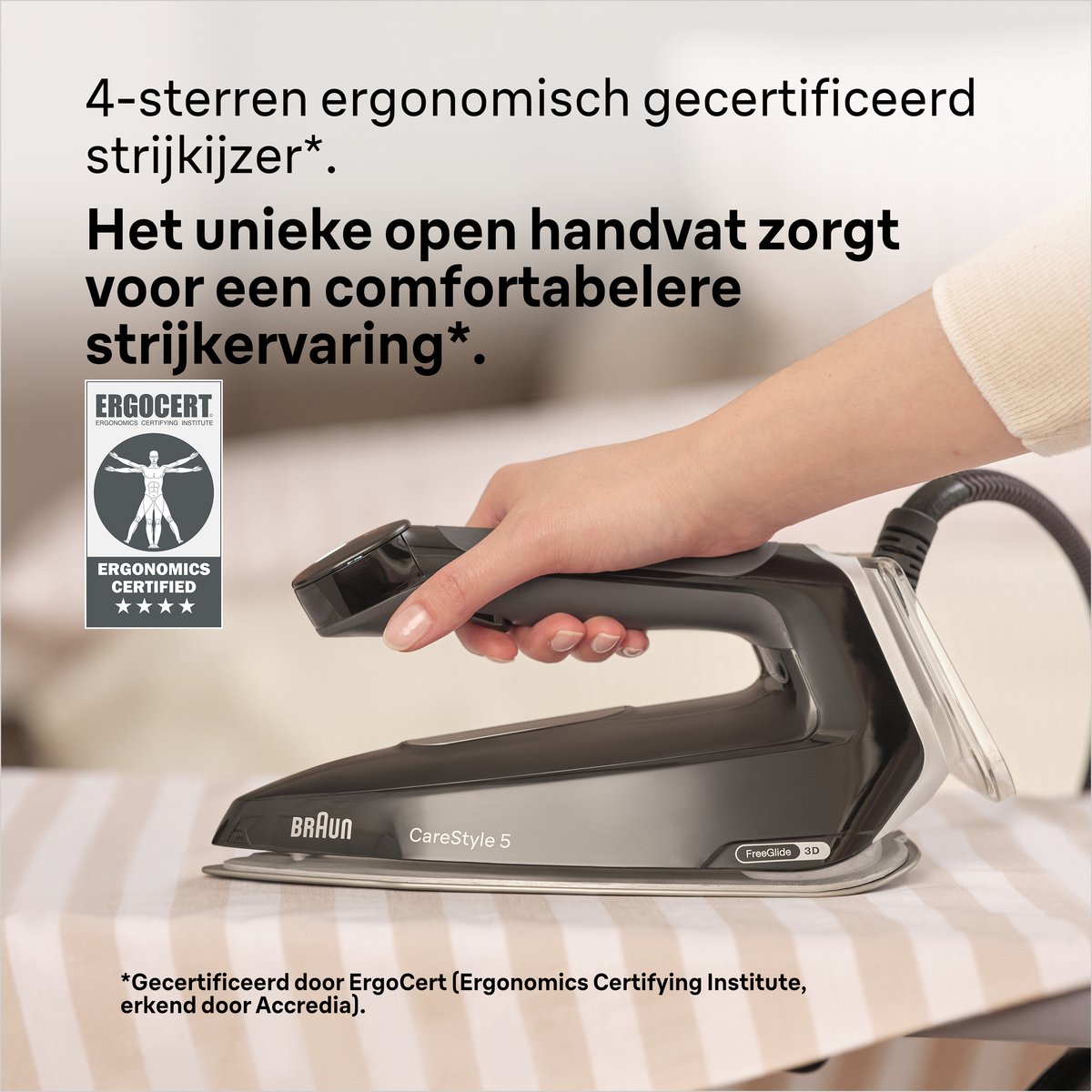 Braun CareStyle 5 IS5249BK - Stoomgenerator - Lichtgewicht Strijkijzer - Groot Waterreservoir - Zwart — afbeelding 4