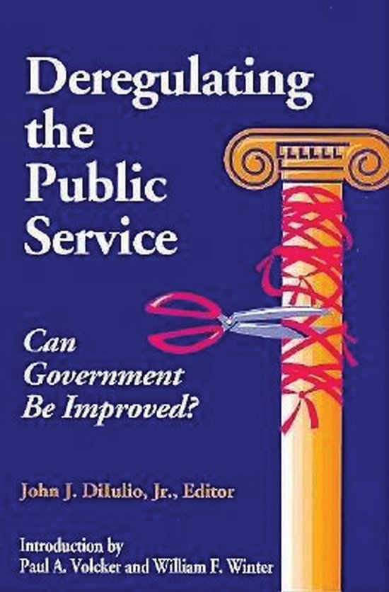 Deregulating the Public Service - cover
