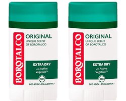Borotalco Deodorant Stick 2 x 40 ml Voordeelverpakking